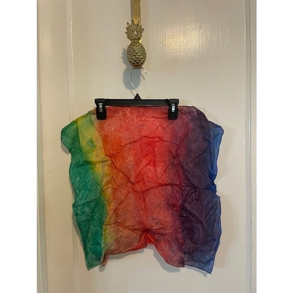 Rainbow Fabric Square
